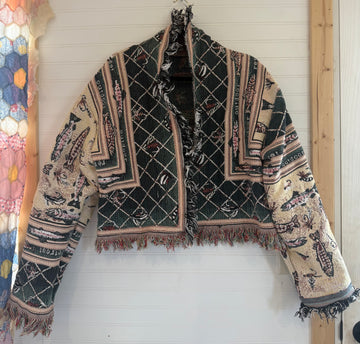 Vintage blanket jacket