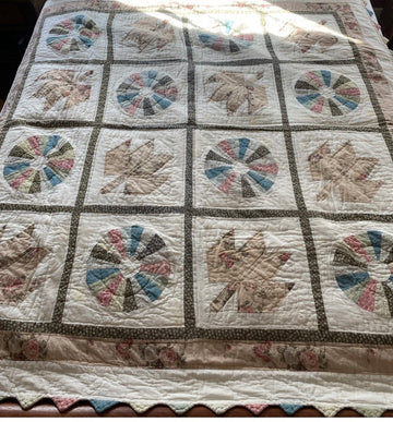 Brown fall quilt